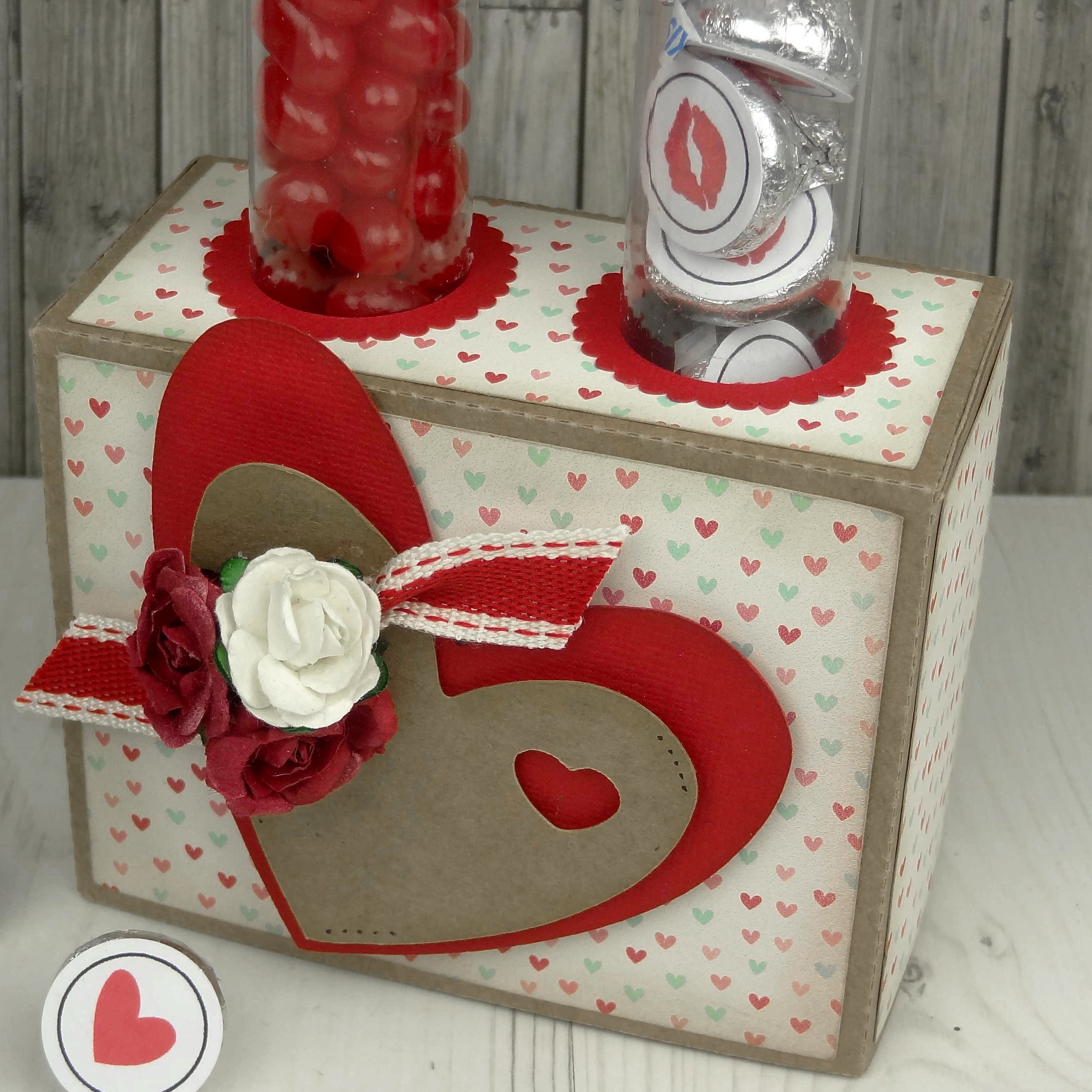 Valentine Candy Tubes and Tube Holders