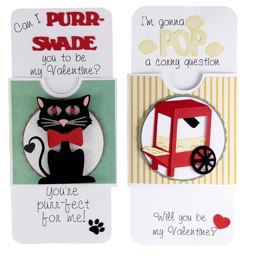 Valentine Slider Cards Cutting Collection