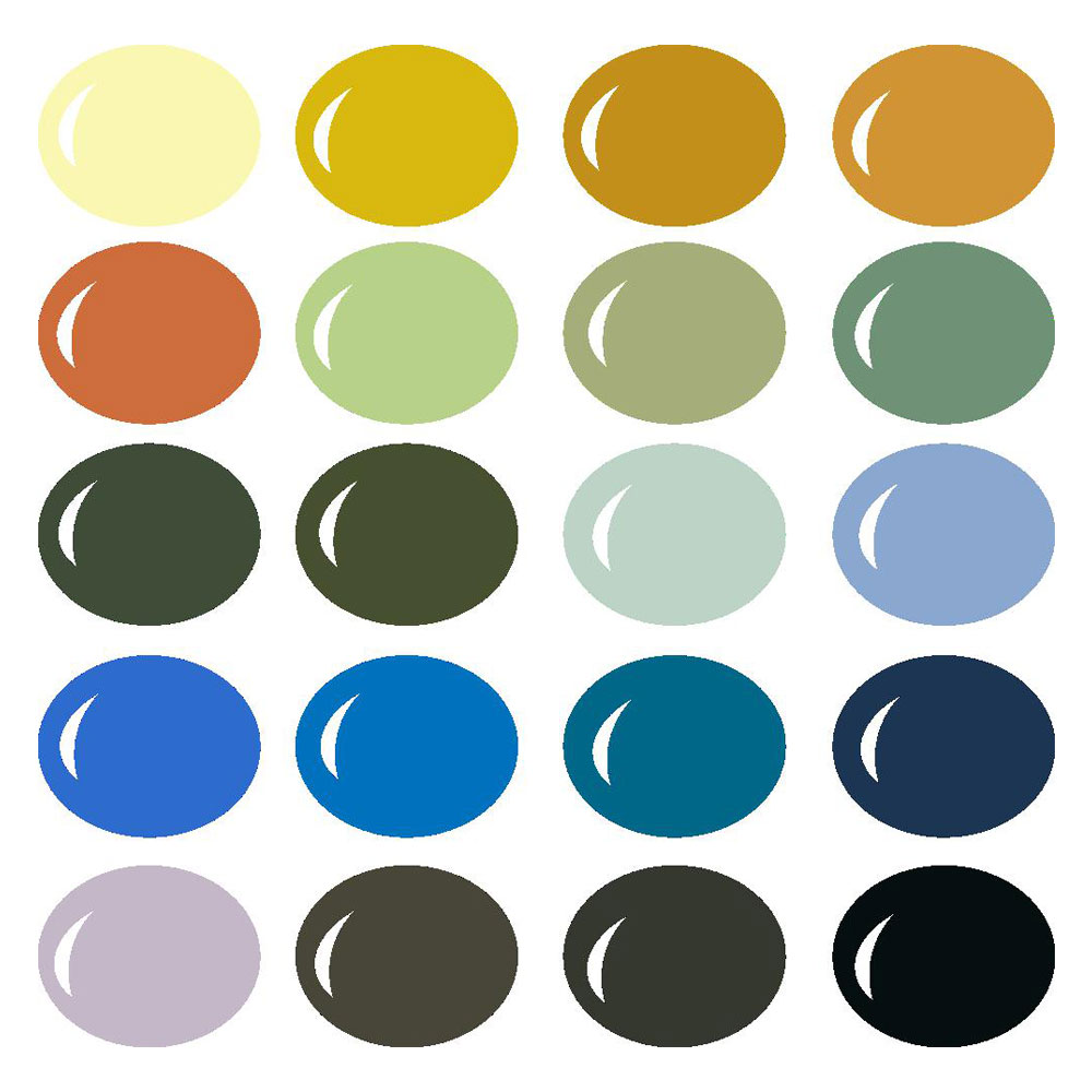 Van Gogh Inspired Color Palette