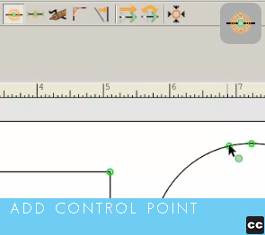 Move Point Toolbar: Add Control Point