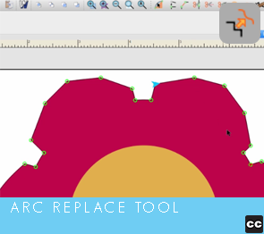 Move Point Toolbar: Arc Replace Tool