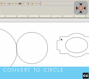 Move Point Toolbar: Convert to Circle