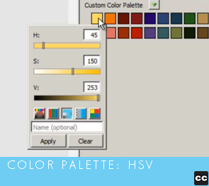 Color Palette: HSV