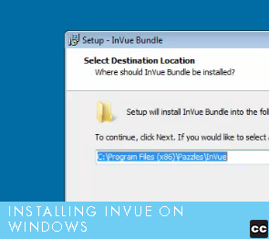 Installing InVue on Your Windows Computer