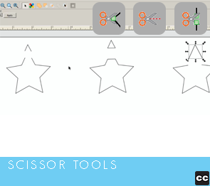 Move Point Toolbar: Scissors