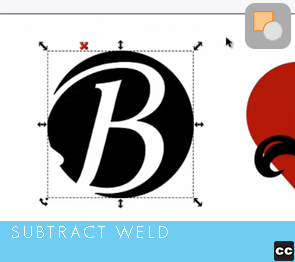 Selection Tool: Subtract Weld