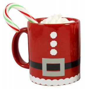 Vinyl Christmas Mug Santa