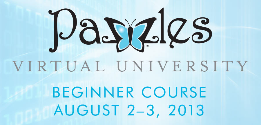 Pazzles Virtual University Beginner Course, August 2-3, 2013