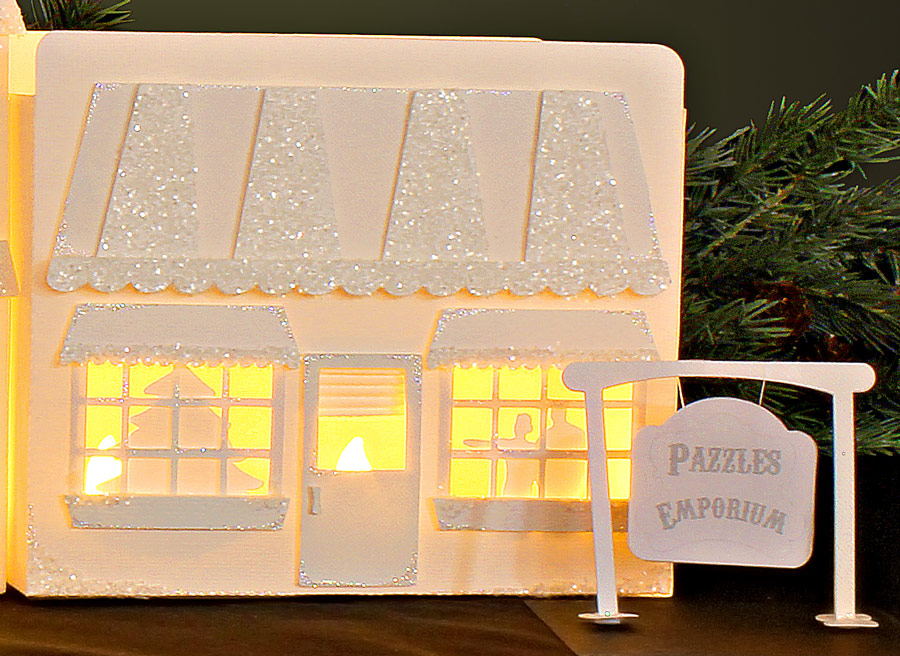 Download Christmas Village Luminary Pazzles Craft Room