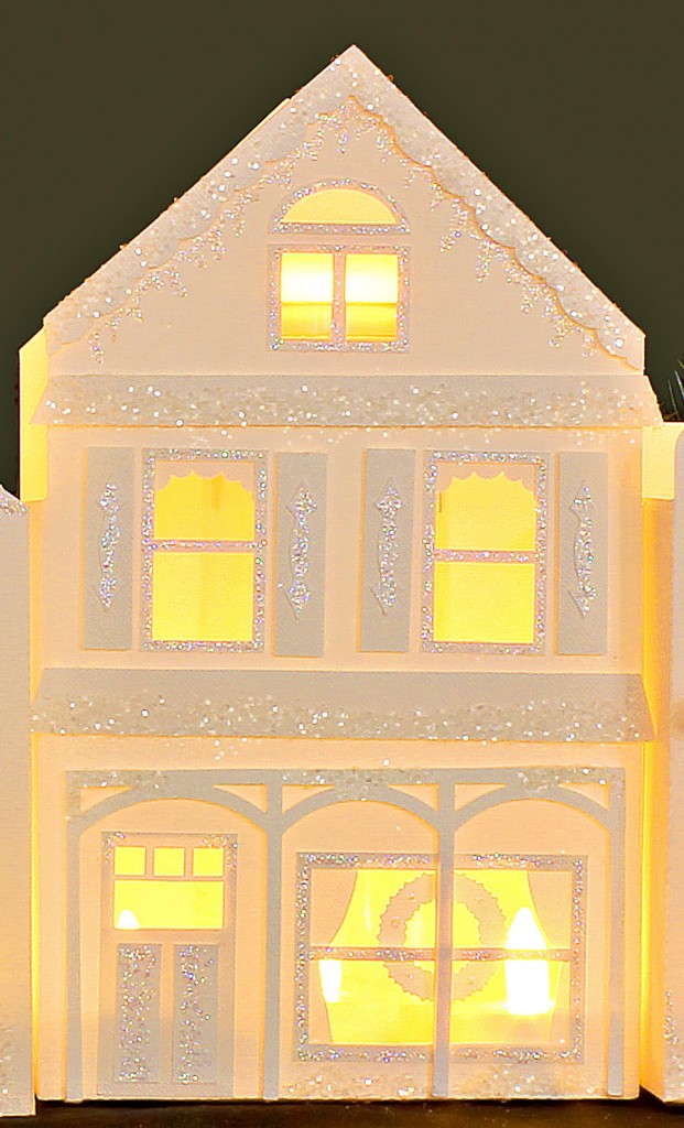 Winter Holiday Village Victorian House