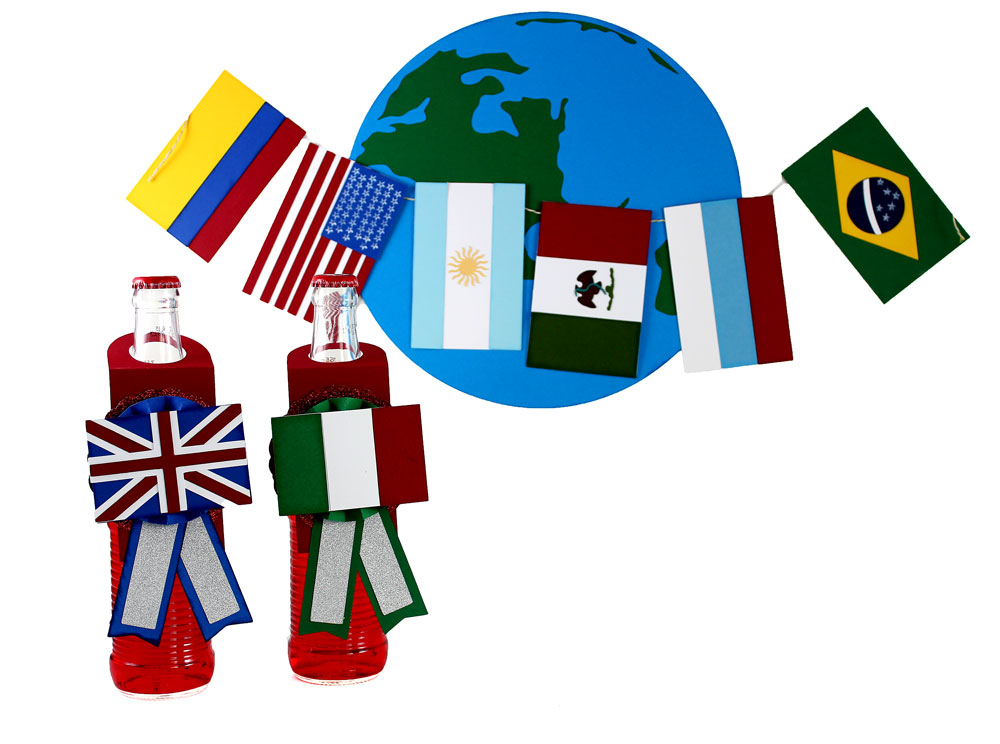 Paper World Flags Banner