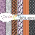 Pazzles DIY A Little Spooky Halloween digital paper with instant download.