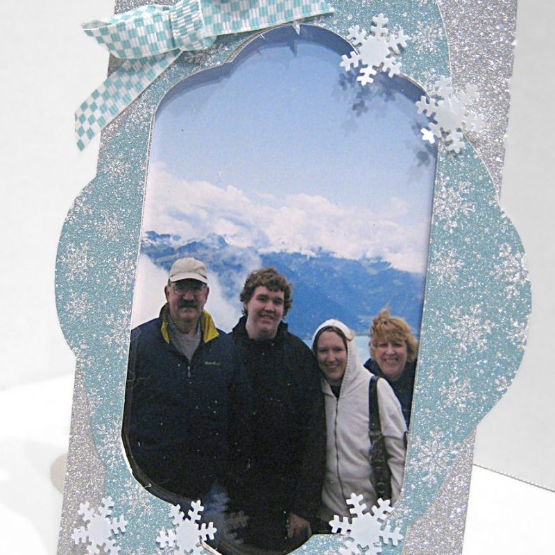 Acrylic Snowflake Frame