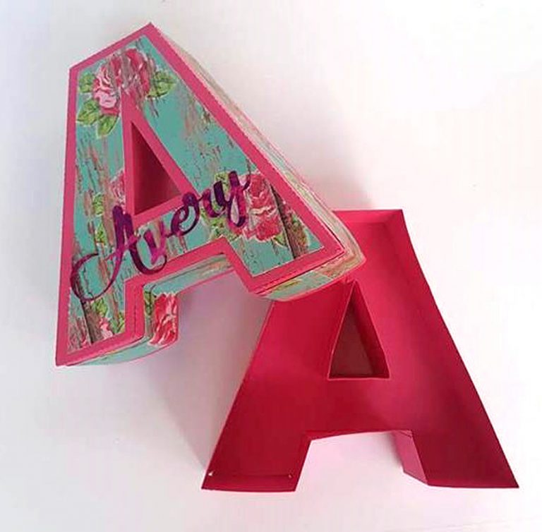 Alphabet letter boxes pazzles craft room