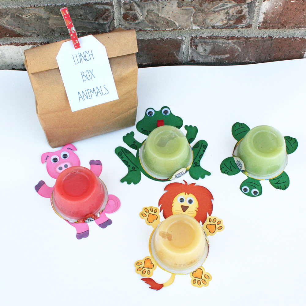 Applesauce Animals Lunchbox Treat with SVG cutting files