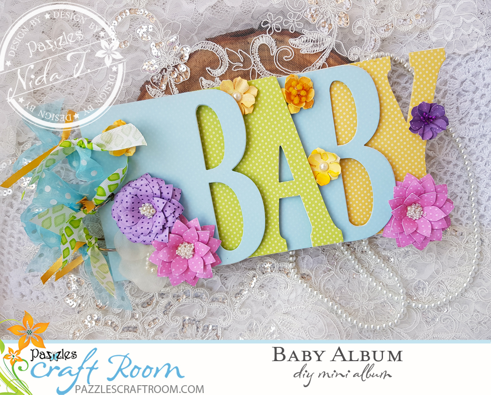 Baby Word Album - Pazzles Craft Room