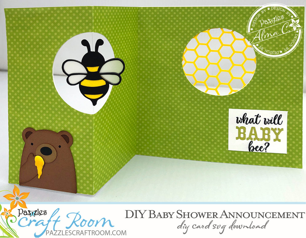Diy Gender Reveal Party Announcement With Instant Svg Download Pazzles