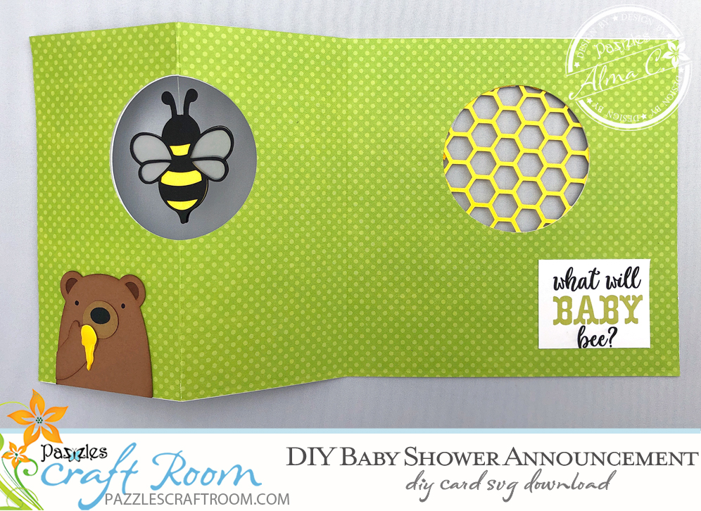 Diy Gender Reveal Party Announcement With Instant Svg Download Pazzles