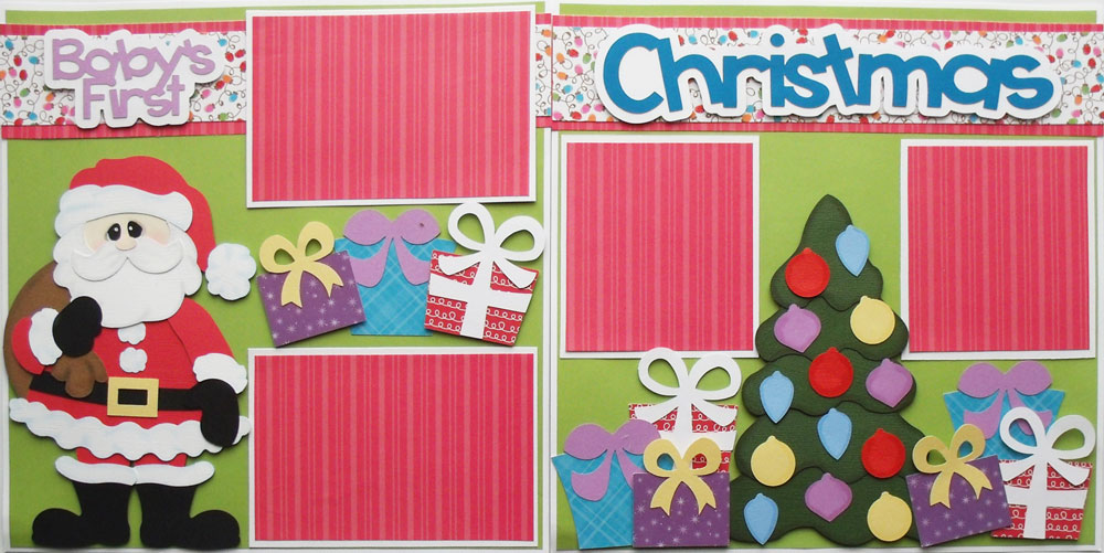 Christmas Scrapbook Layouts!