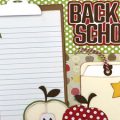 Pazzles DIY Back to School Layout for Scrapbook by Alma Cervantes