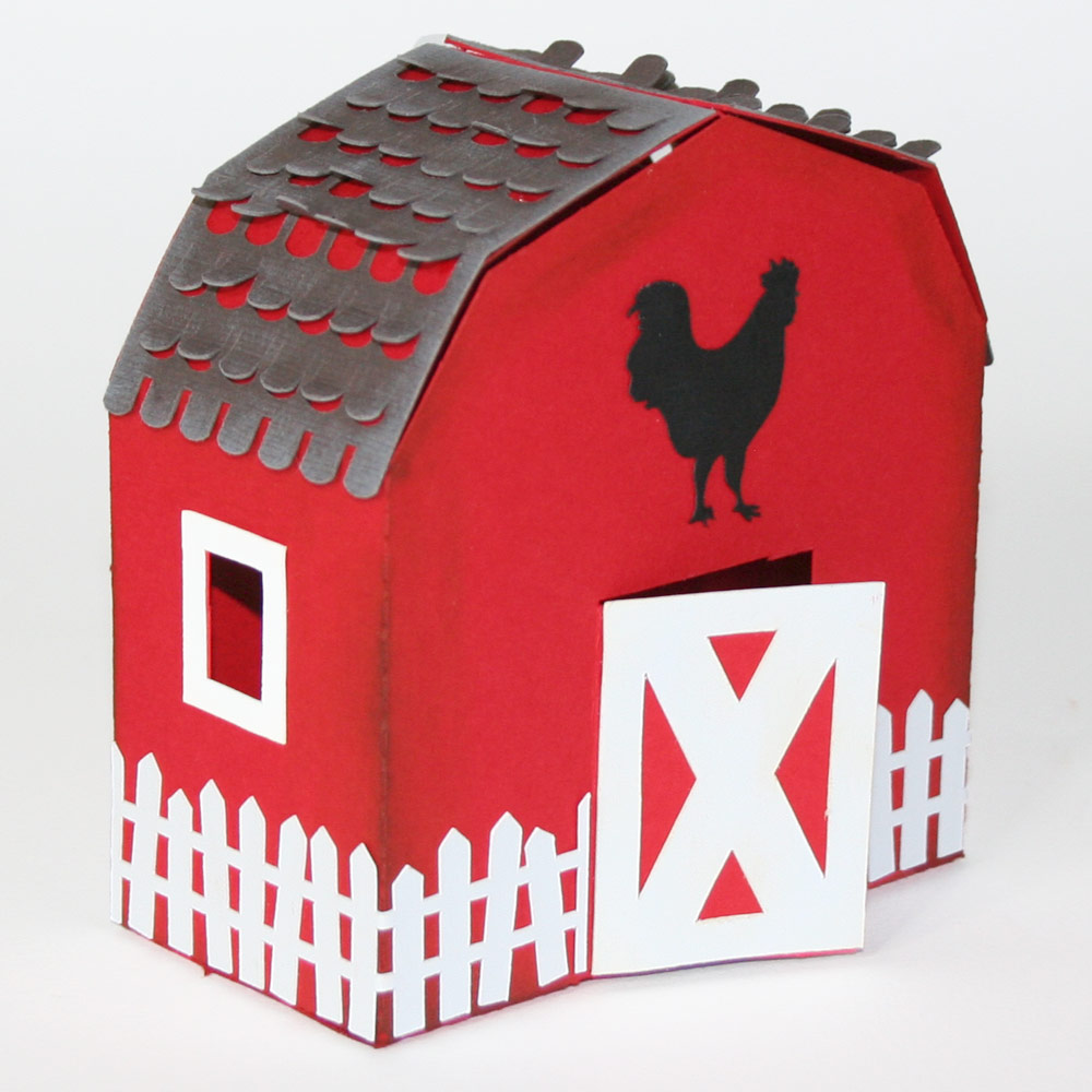 barn shaped box and animal notecards pazzles craft room mothers day cards to color and print