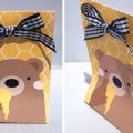 DIY Honey Bear Lip Balm Holder with instant SVG download. Compatible with all major electronic cutters including Pazzles Inspiration, Cricut, and Silhouette Cameo. Design by Alma Cervantes.