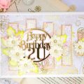 Pazzles DIY Birthday Card with instant SVG download. Compatible with all major electronic cutters including Pazzles Inspiration, Cricut, and Silhouette Cameo. Design by Nida Tanweer.