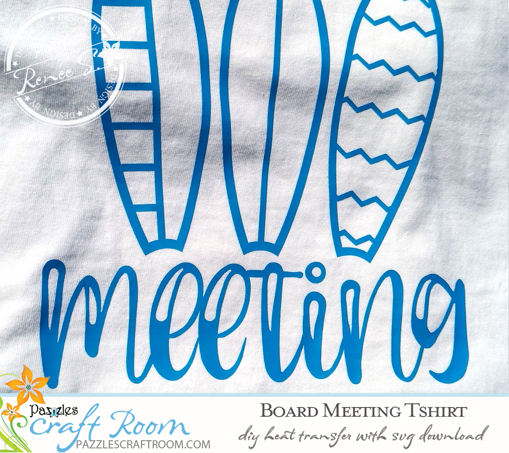 Pazzles DIY Surfing Board Meeting HTV Shirt with instant SVG download. Compatible with all major electronic cutters including Pazzles Inspiration, Cricut, and Silhouette Cameo. Design by Renee Smart.