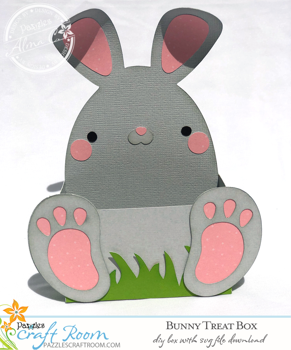 Download DIY Bunny Treat Box with instant SVG download - Pazzles ...