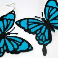 Pazzles DIY Butterfly Earrings with instant SVG download. Compatible with all major electronic cutters including Pazzles Inspiration, Cricut, and Silhouette Cameo. Design by Renee Smart.