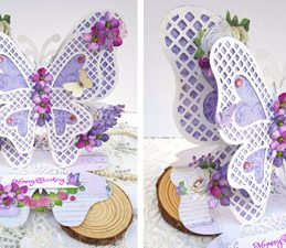 Pazzles DIY Butterfly Easel Card with instant SVG download. Compatible with all major electronic cutters including Pazzles Inspiration, Cricut, and Silhouette Cameo. Design by Nida Tanweer.