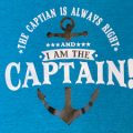 Pazzles DIY Captain Shirt Iron On Design with instant SVG download. Compatible with all major electronic cutters including Pazzles Inspiration, Cricut, and Silhouette Cameo. Design by Sara Weber.