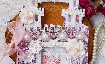 Pazzles DIY Castle Mini Album by Nida Tanweer