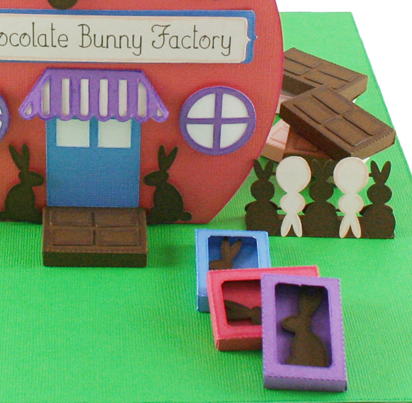 Chocolate Bunny Factory SVG Files