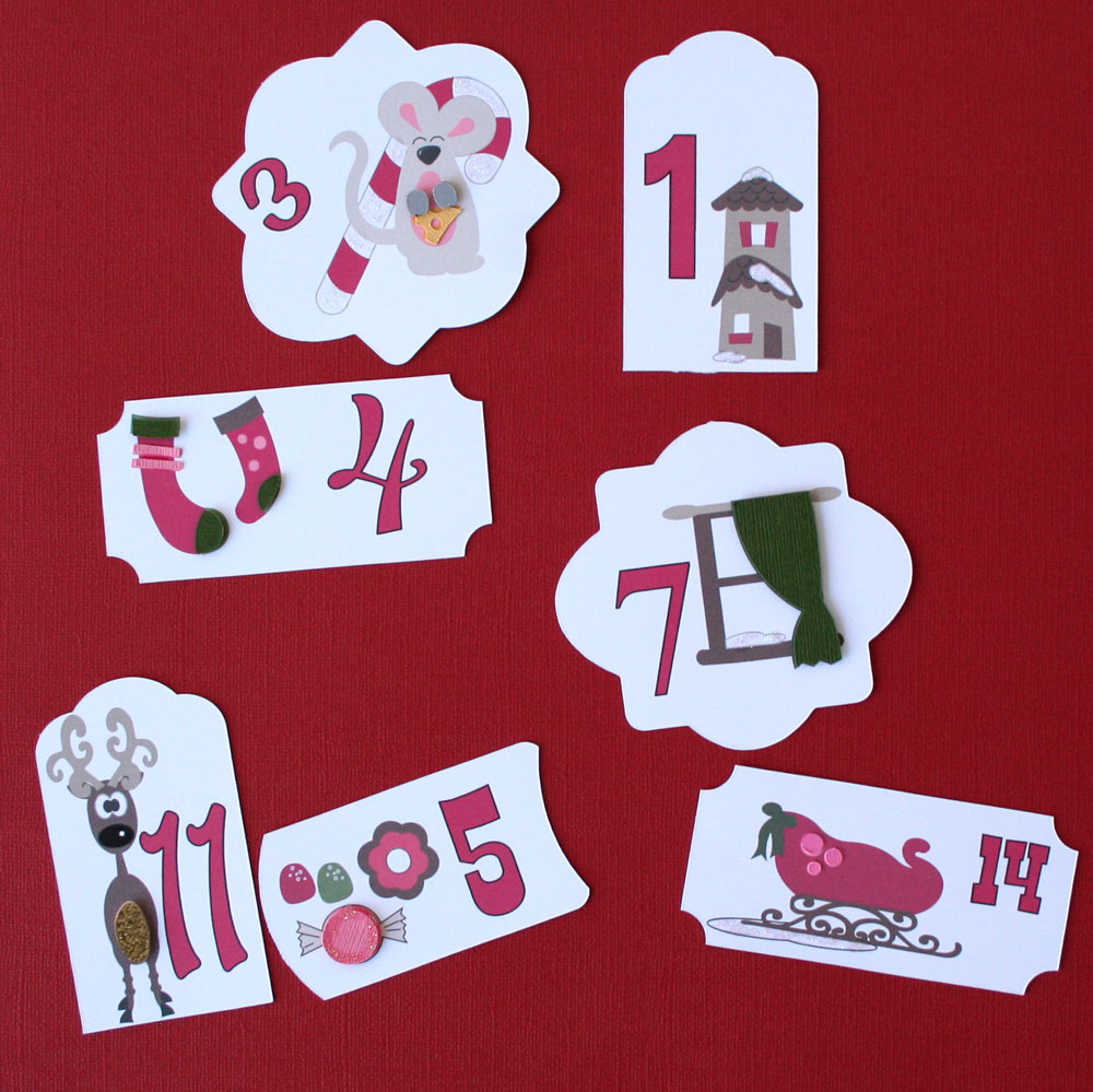 Christmas Advent Tags