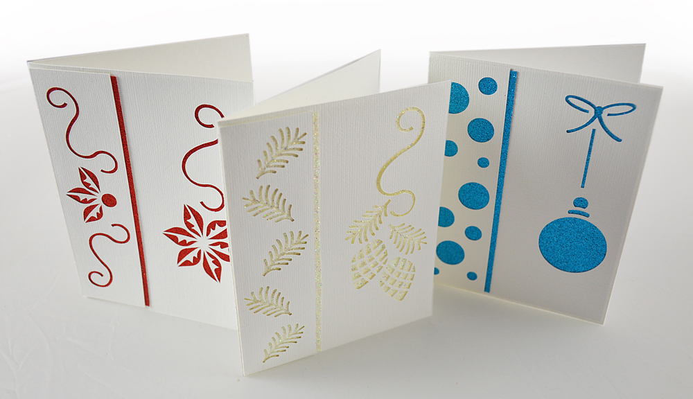 Elegant and Quick Christmas Cards