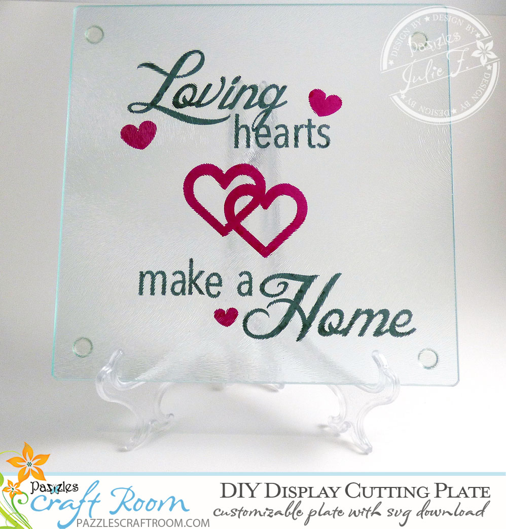 Pazzles DIY Cutting Plate with SVG instant download. Compatible with all major electronic cutters including Pazzles Inspiration, Cricut, and Silhouette Cameo.