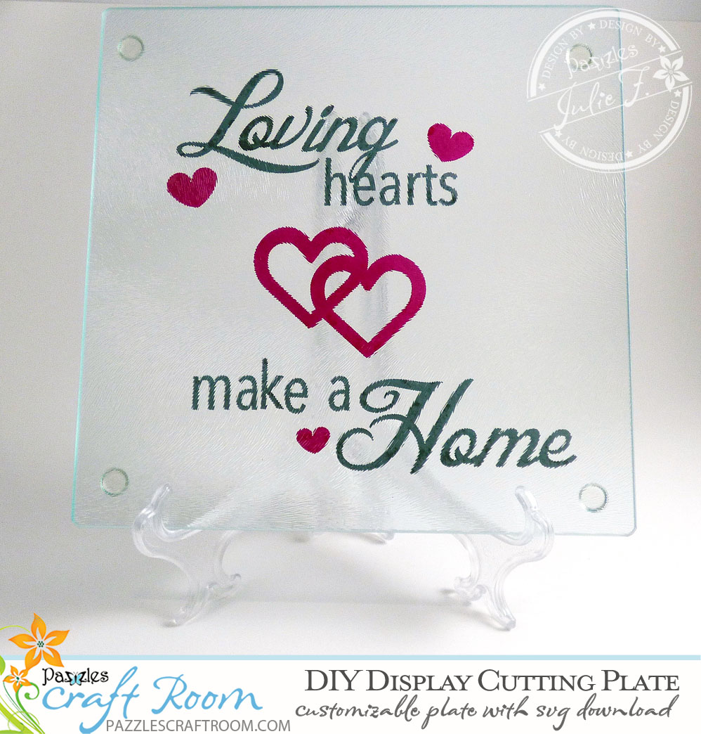 Pazzles DIY Cutting Plate with SVG instant download. Compatible with all major electronic cutters including Pazzles Inspiration, Cricut, and Silhouette Cameo.