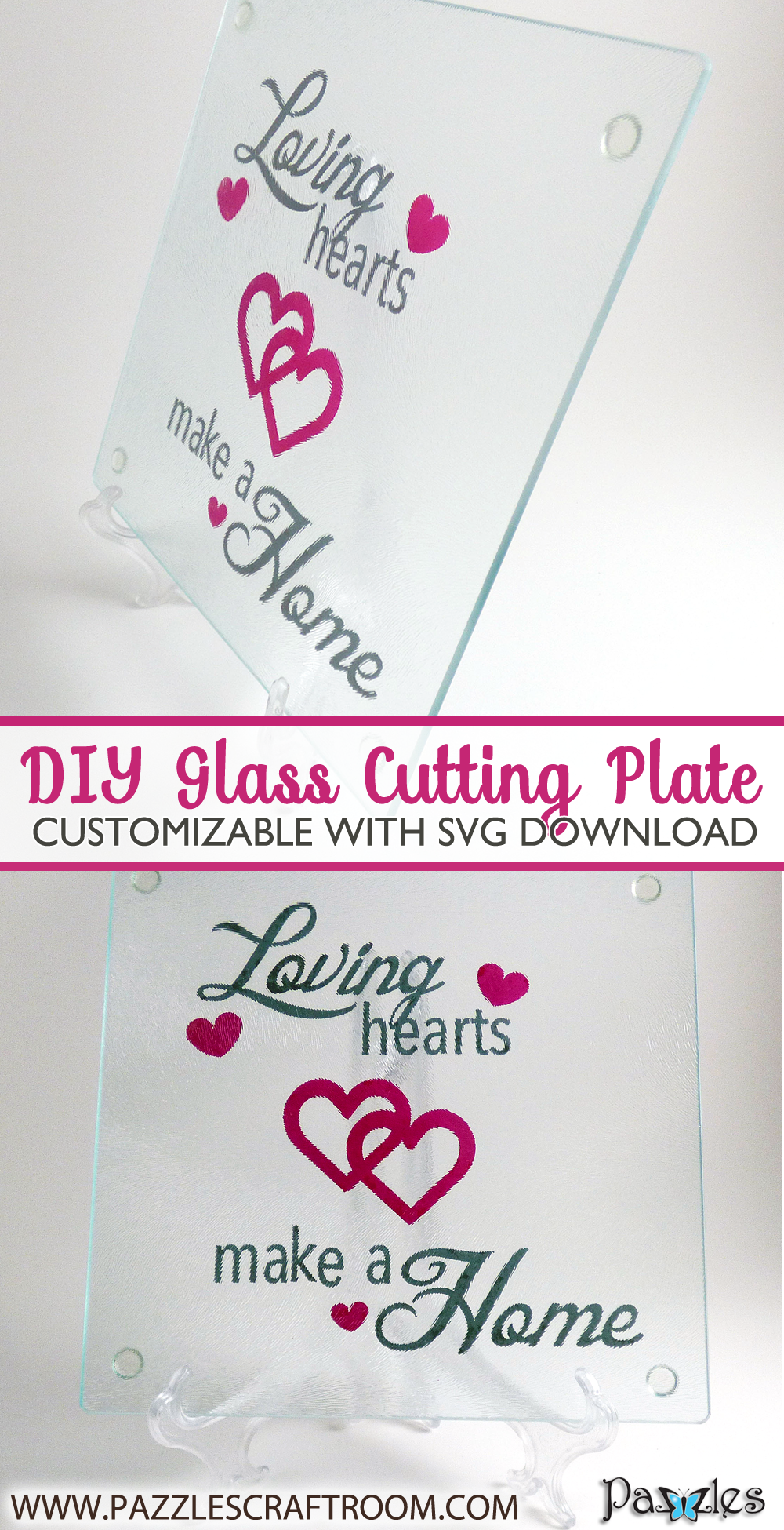 Pazzles DIY Cutting Plate with SVG instant download. Compatible with all major electronic cutters including Pazzles Inspiration, Cricut, and Silhouette Cameo.