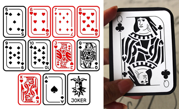 Pazzles DIY Deck of Cards Collection of 108 designs. Instant SVG download compatible with all major electronic cutters including Pazzles Inspiration, Cricut, and Silhouette Cameo. Design by Amanda Vander Woude.