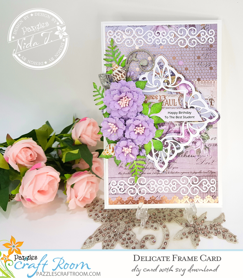 Thiết kế thẻ chúc mừng DIY Delicate Frame Card là một cách tuyệt vời để gửi tình yêu và hy vọng đến những người thân yêu của bạn. Tải ngay các tệp SVG và thiết kế một chiếc thẻ tinh tế và ấn tượng sẽ chắc chắn thu hút sự quan tâm và yêu mến của người nhận.