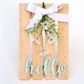 Pazzles DIY Desktop Hello Garden Pallet with instant SVG download. Instant SVG download compatible with all major electronic cutters including Pazzles Inspiration, Cricut, and Silhouette Cameo. Design by Renee Smart.