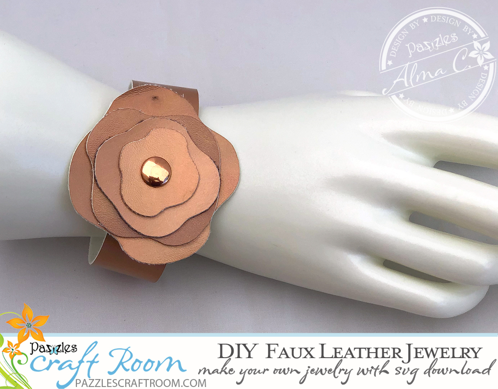 Flower Bracelets, Bracelets Template, Leather Bracelets SVG