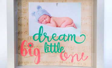 Pazzles DIY Nursery Sign by Renee Smart