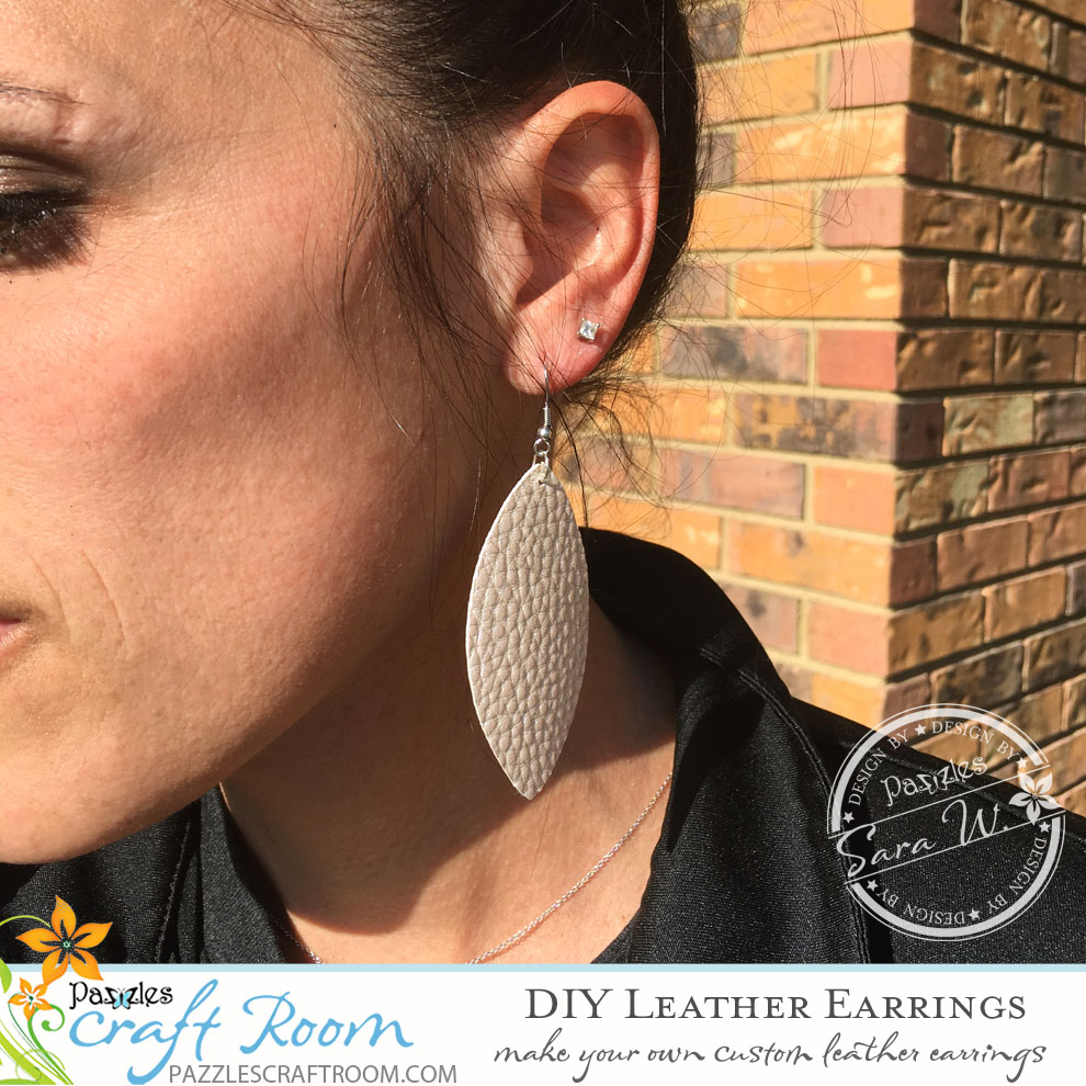 Leather earringd with rooster earrings with bird Old City Riga Great gift for her Peters Rooster Handmade leather earrings St