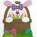 Pazzles DIY Easter Bunny Planner Clip with instant SVG download. Compatible with all major electronic cutters including Pazzles Inspiration, Cricut, and Silhouette Cameo. Design by Alma Cervantes.