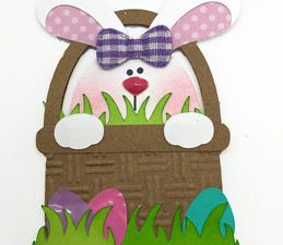 Pazzles DIY Easter Bunny Planner Clip with instant SVG download. Compatible with all major electronic cutters including Pazzles Inspiration, Cricut, and Silhouette Cameo. Design by Alma Cervantes.