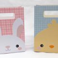 Pazzles DIY Classic Easy Easter Bags with instant SVG download. Compatible with all major electronic cutters including Pazzles Inspiration, Cricut, and Silhouette Cameo. Design by Alma Cervantes.