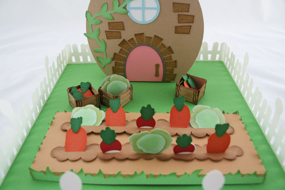 Easter Egg Village Garden Cottage