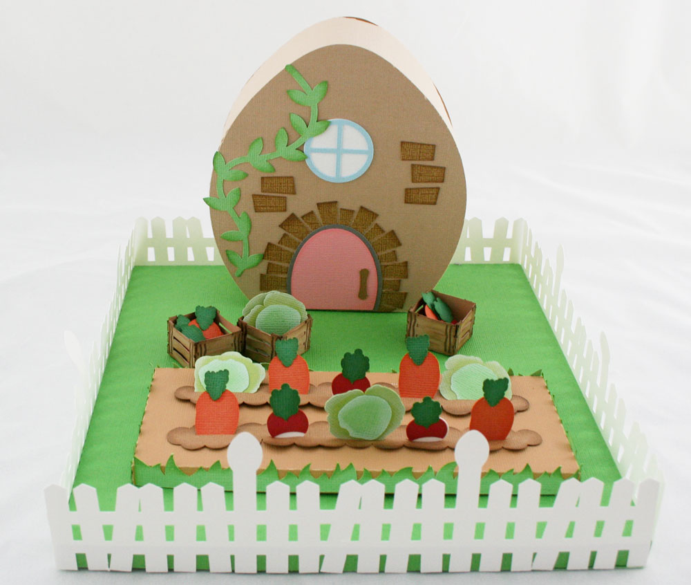 Easter Egg Village Garden Cottage